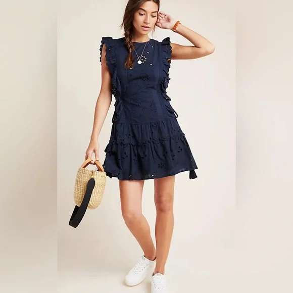 fancy dark blue dress Round Neck Dark Navy Blue Long Prom Dresses With Corset Back, Navy Blue Formal Evening Dresses, US 14 / Blue as Pics / With Rush+$19.99 main image 0